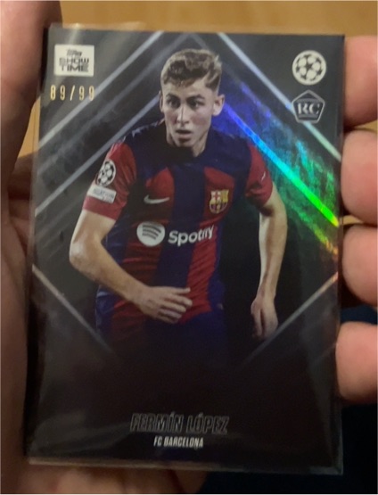 2023 TOPPS NOW #49 Fermin Lopez FC Barcelona Rookie — front