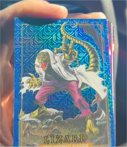 2024 Upper Deck Marvel Masterpieces '92 Platinum #41 Lizard — front