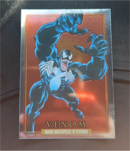 2024 Marvel Masterpieces '92 Platinum #97 Venom — front