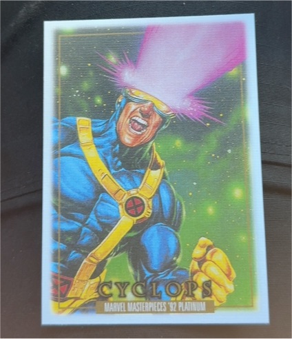 2024 Upper Deck SkyBox Marvel Masterpieces '92 Platinum #13 Cyclops — front