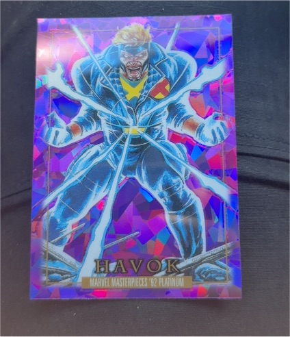 2024 Marvel Masterpieces '92 Platinum #35 Havok — front