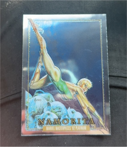 2024 Marvel Masterpieces '92 Platinum #56 Namorita — front