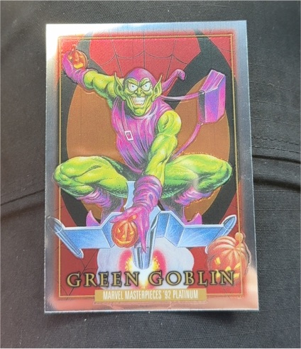 2024 Skybox Marvel Masterpieces '92 Platinum #36 Green Goblin — front