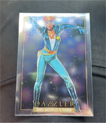 2024 SkyBox Marvel Masterpieces '92 Platinum #20 Dazzler — front