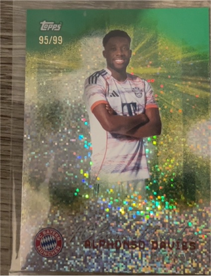 2023 Topps UEFA Champions League #95 Alphonso Davies — front