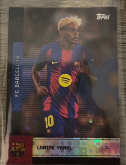 2025 Topps FC Barcelona #14 Lamine Yamal — front