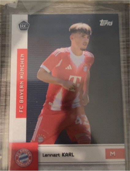 2025-26 Topps Bayern Munchen Munich Team Set #FT-14 Lennart Karl — front