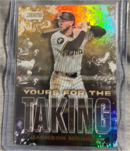 2025 Topps Stadium Club #YK-14 Jackson Merrill Yours For The Taking — front