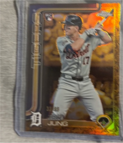 2025 Topps Chrome #RR-3 Jace Jung Radiating Rookies — front