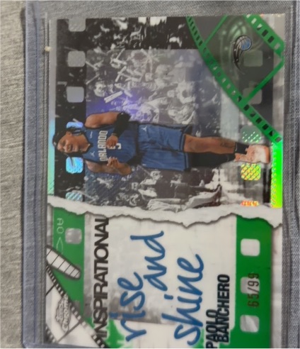 2025-26 Topps Chrome #IP-16 Paolo Banchero Inspirational Rise and Shine — front