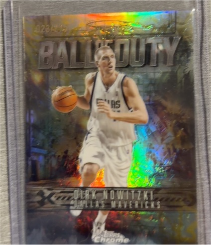 2025-26 Topps Chrome #BD-17 Dirk Nowitzki Ball of Duty — front