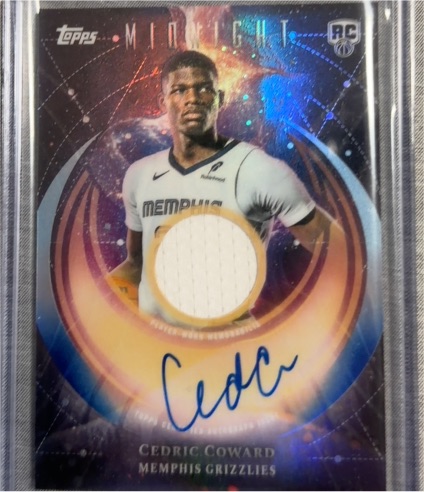 2025-26 Topps Midnight #RJA-CC Cedric Coward — front