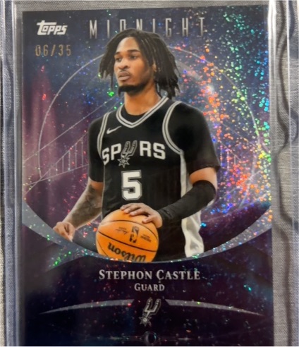 2025 Topps Midnight #06/35 Stephon Castle — front