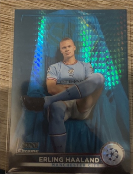2022-23 Topps Stadium Club Chrome #92 Erling Haaland — front