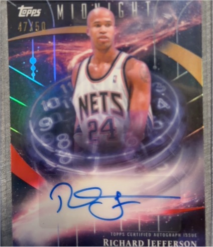 2025 Topps Midnight Stroke Of Midnight #47X50 Richard Jefferson — front