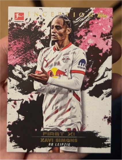 2024-25 Topps Inception Bundesliga First XI Xavi Simons — front