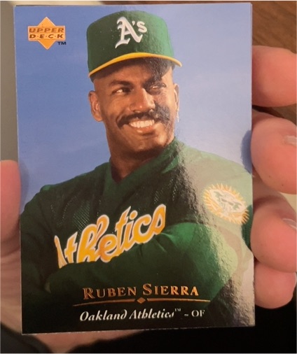 1995 Upper Deck #280 Ruben Sierra — front