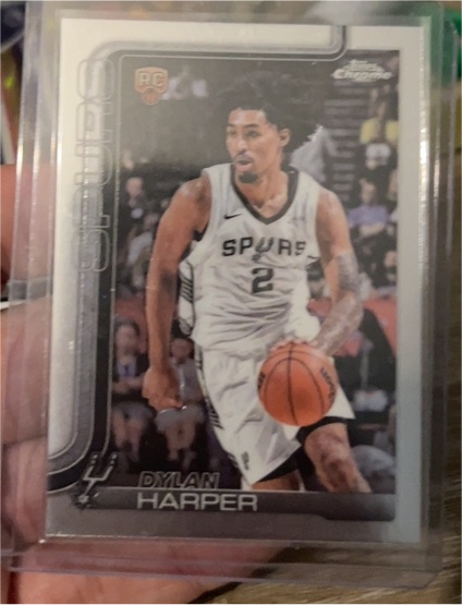 2025-26 Topps Chrome #252 Dylan Harper — front