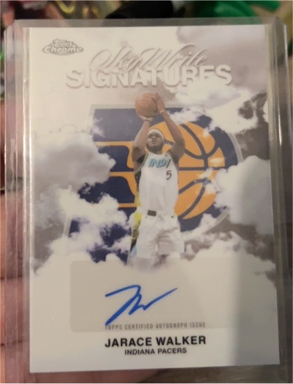 2025-26 Topps Chrome #SWS-JW Jarace Walker Skywrite Signatures — front