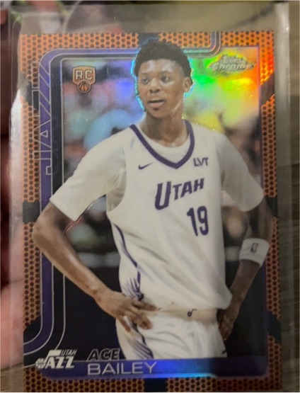 2025 Topps Chrome #255 Ace Bailey — front
