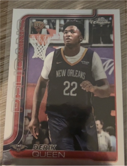 2025-26 Topps Chrome #263 Derik Queen — front