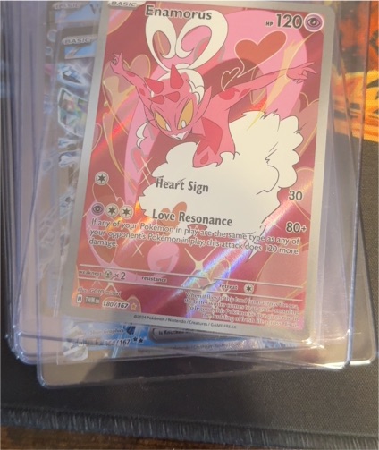 2024 Pokémon TCG Scarlet & Violet Twilight Masquerade #180 Enamorus — front