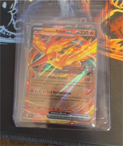 2025 Pokémon TCG Destined Rivals #031 Team Rocket's Moltres EX — front
