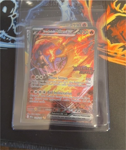 2022 Pokémon SV10 Destined Rivals #229 Team Rocket's Moltres EX — front