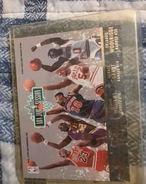 1992-93 Fleer Ultra NBA Jam Session #11-20 Michael Jordan, Pippen, Malone, Parish — front