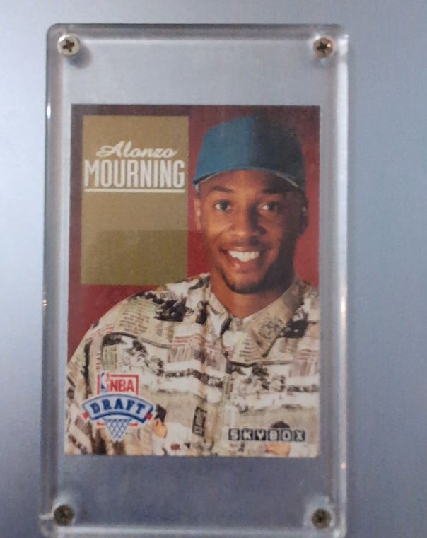 1992-93 Skybox #DP2 Alonzo Mourning — front