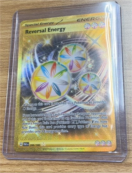 2023 Pokémon TCG SV04: Paradox Rift #266 Reversal Energy — front
