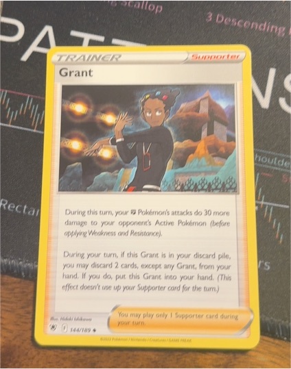 2022 Pokémon Astral Radiance #144 Grant — front