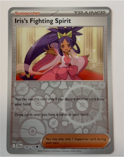 2025 Pokemon Journey Together #149 Iris's Fighting Spirit — front