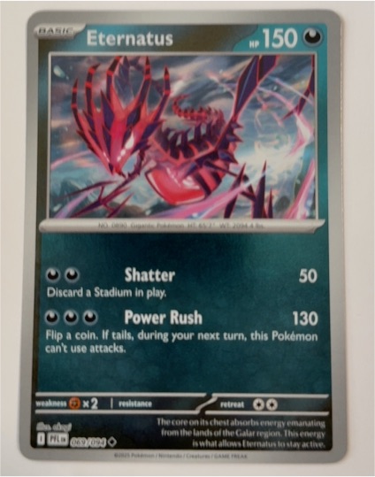 2025 Pokemon Phantasmal Flames #069 Eternatus — front