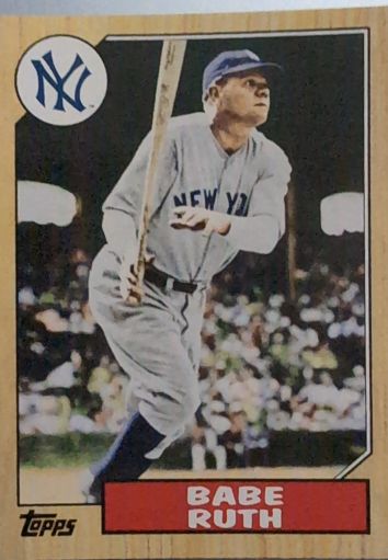 2012 Topps 1987 Topps Minis #TM-90 Babe Ruth — front
