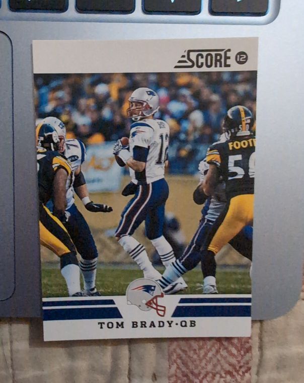 2012 Score #158 Tom Brady — front