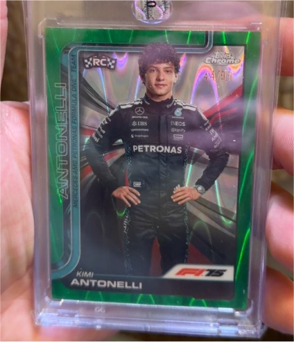 2025 Topps Chrome Formula 1 #8 Kimi Antonelli — front
