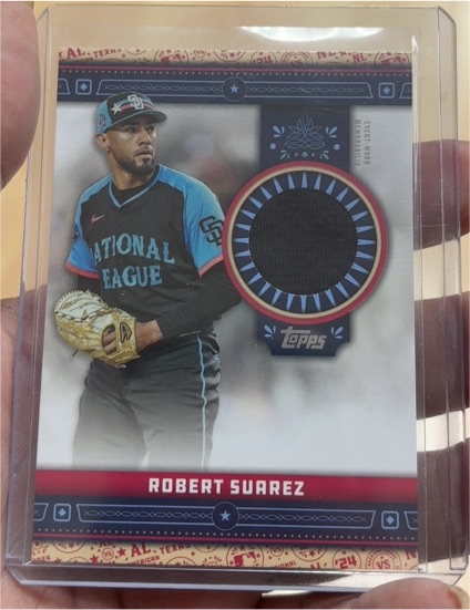 2024 Topps Update Series All-Star Stitches #ASR-RS Robert Suarez — front