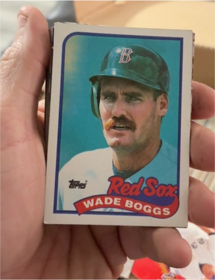 1989 Topps #600 Wade Boggs — front