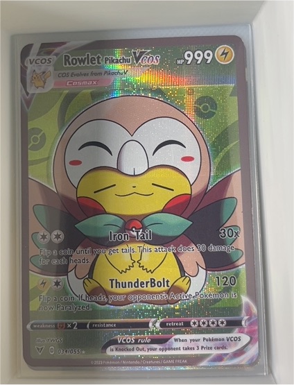 2023 VCOS #034 Rowlet Pikachu — front