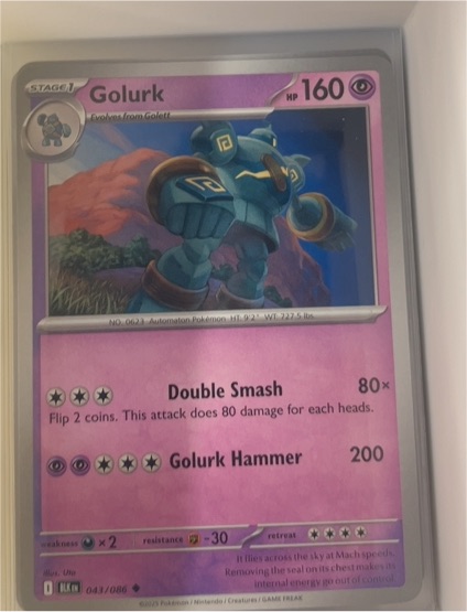 2025 Pokémon TCG Golurk #043 — front