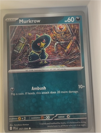 2023 Pokémon ME02: Phantasmal Flames #057 Murkrow — front