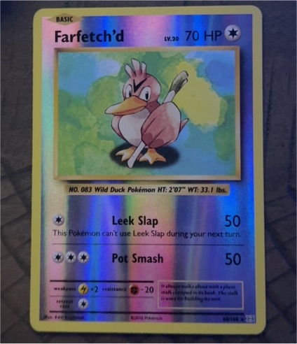 2016 Pokémon XY Evolutions #68 Farfetch'd — front