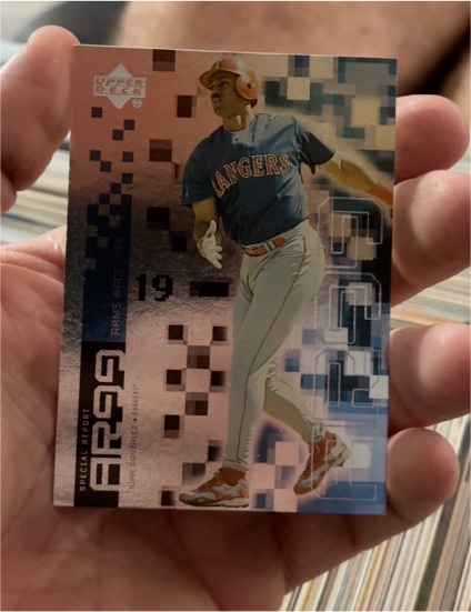 1999 Upper Deck Arms Race 99 #521 Juan Gonzalez — front