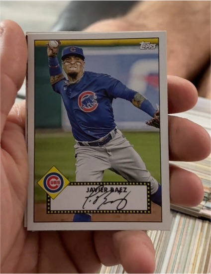 2021 Topps Series 1 #T52-4 Javier Baez — front