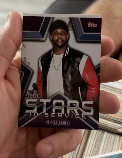 2021 Topps Stars in Service #SIS-16 CC Sabathia — front
