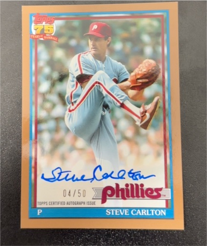 2026 Topps 75 Years of Baseball #91A-SC Steve Carlton — front