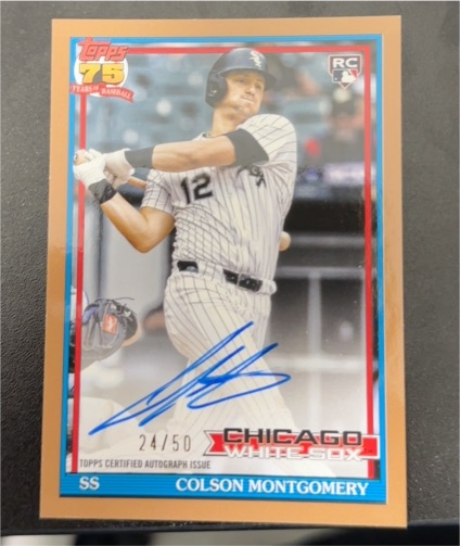 2026 Topps Series 1 #91A-COM Colson Montgomery — front