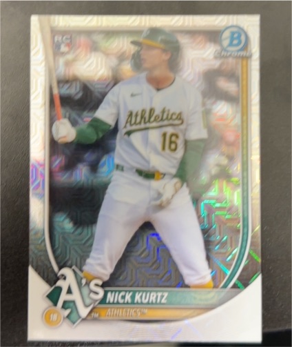 2025 Bowman Chrome #93 Nick Kurtz — front