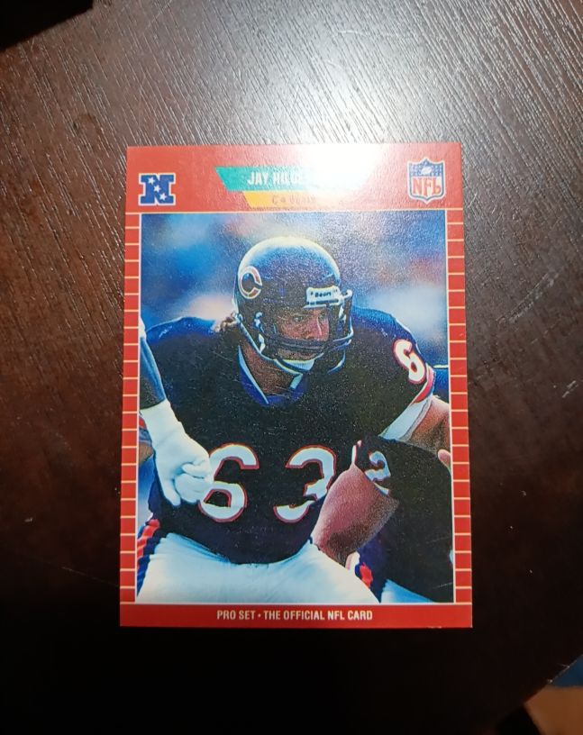 1989 Pro Set #42 Jay Hilgenberg Chicago Bears — front